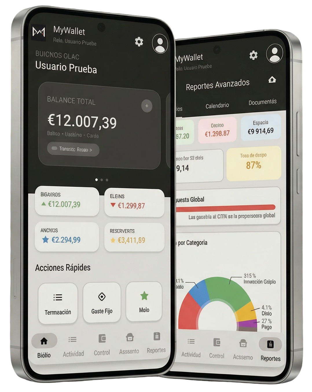 MyWallet App Interface